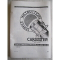 Carter Factory Service Manual W1 WA-1 WO WCD BB WDO WGD 1932-48 (901.CARTW1MANUAL)